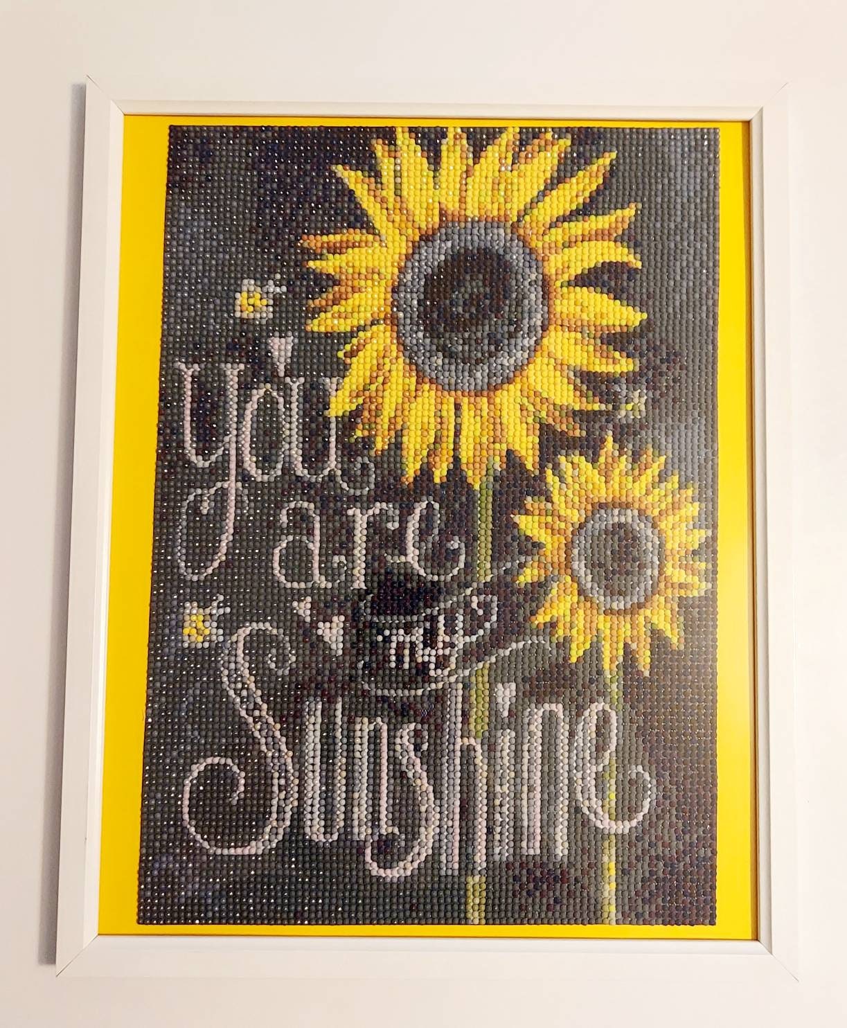 5D Diamond Art Sun Flower Picture Frame